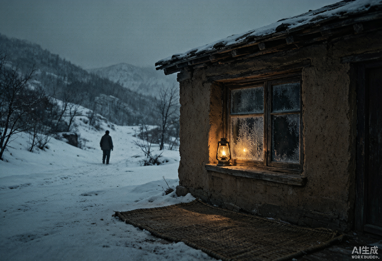 漠河山村场景视觉